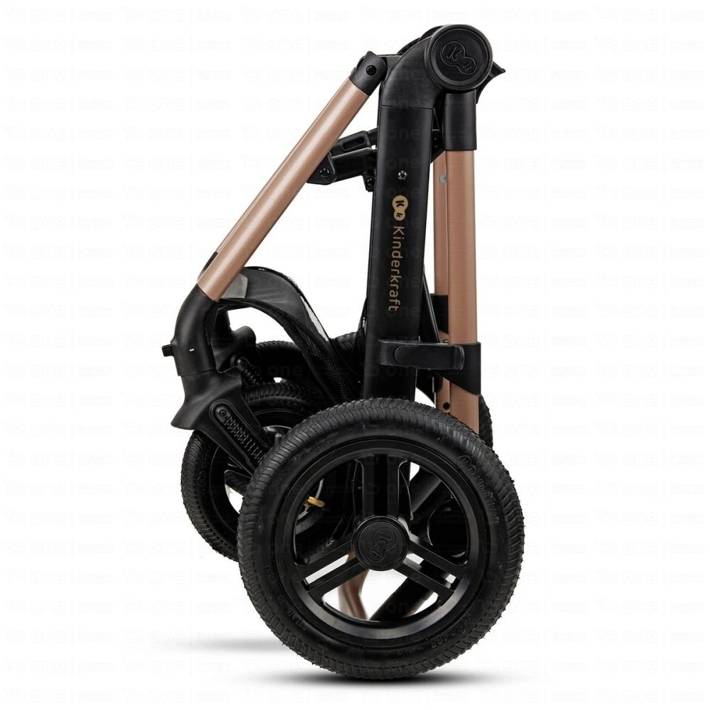 Poussette Trio MOOV 2 (roues AIR ) - Kinderkraft - beige
