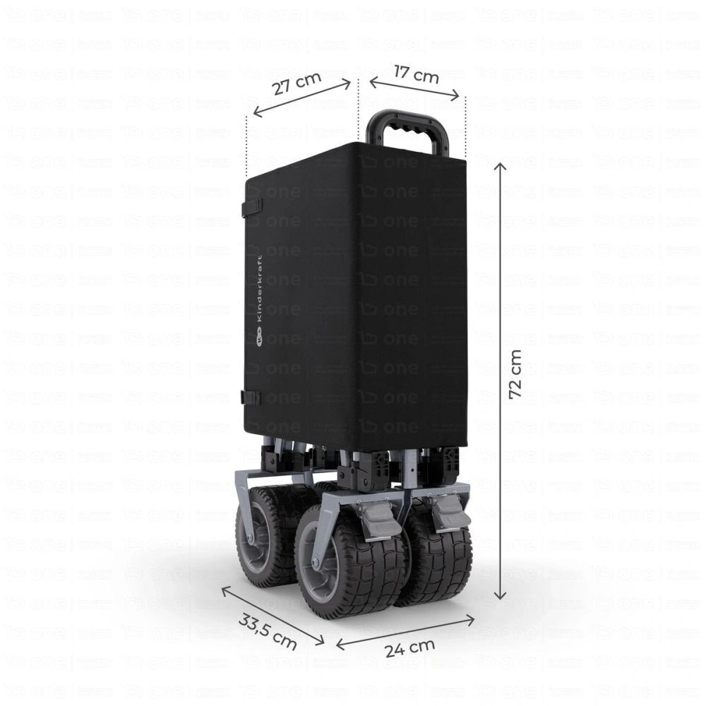 Chariot ROLLSTER - Kinderkraft - noir