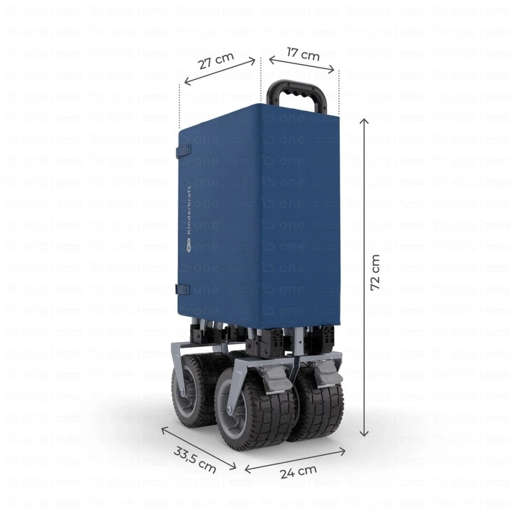 Chariot ROLLSTER - Kinderkraft - bleu marrine