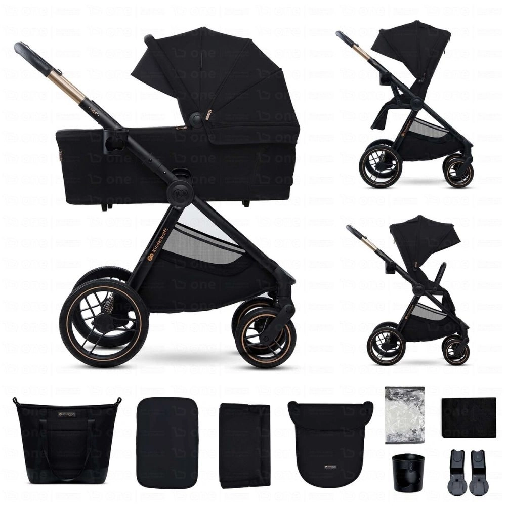 Poussette Duo NEA 2 - Kinderkraft - noir