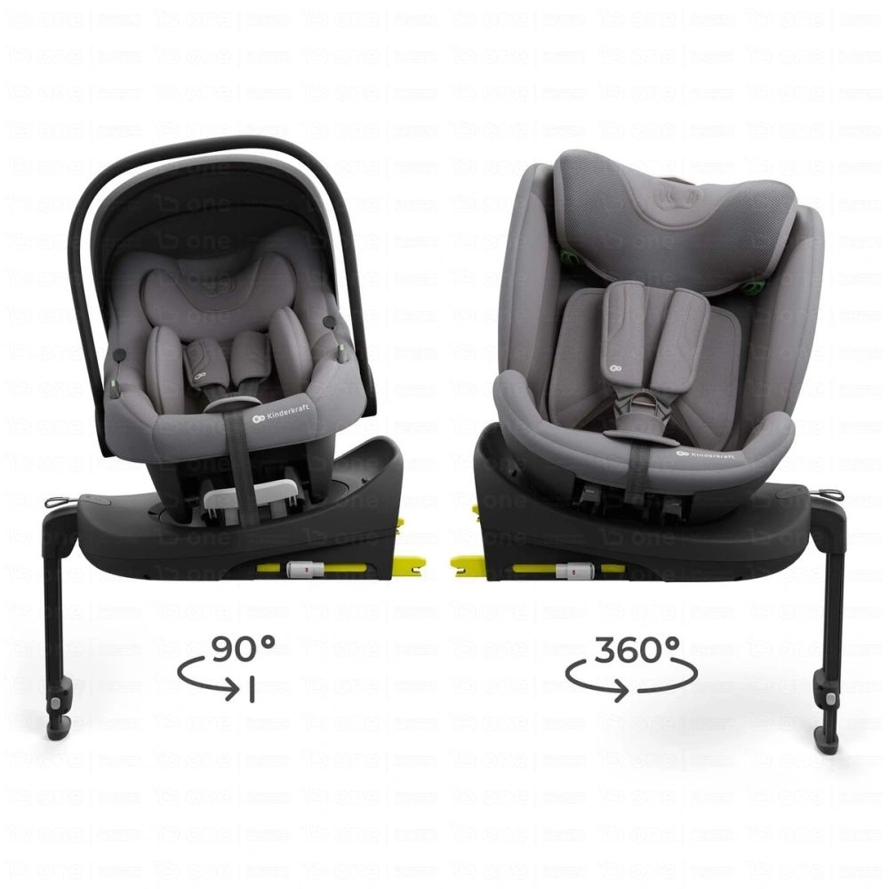 Siège auto - un ensemble ENDURA SAFE MODULAR SYSTEM - Kinderkraft - gris