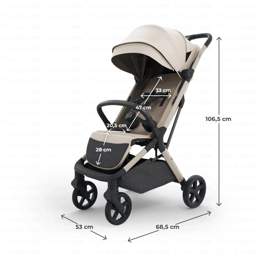Pousette NUBI 3 - Kinderkraft - beige