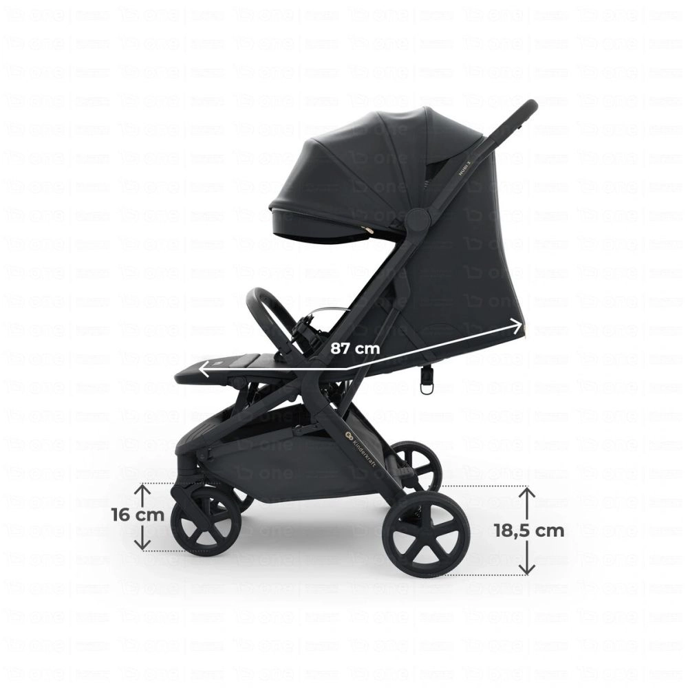 Pousette NUBI 3 - Kinderkraft - noir