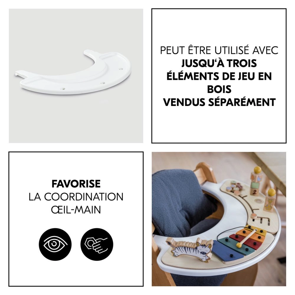 Jouets Alpha Play Tray  White - White