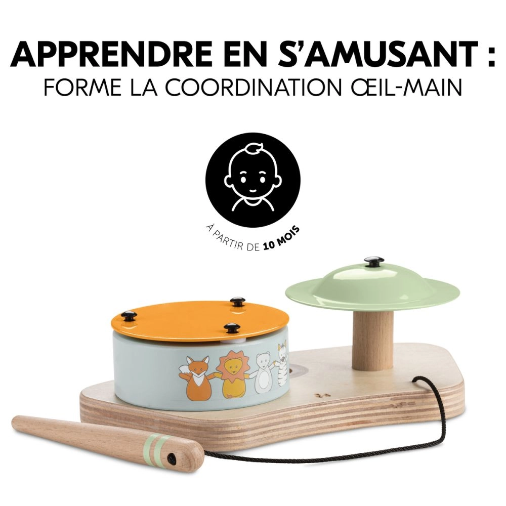 Jouets Play Drums S Hauck Animals