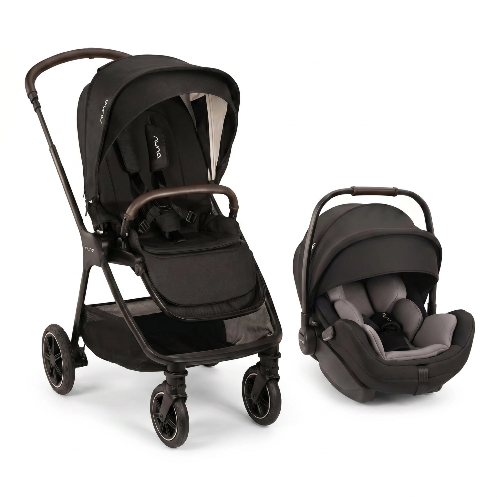 Pack duo Nuna - Poussette Triv Next + Siège auto Arra flex - Caviar