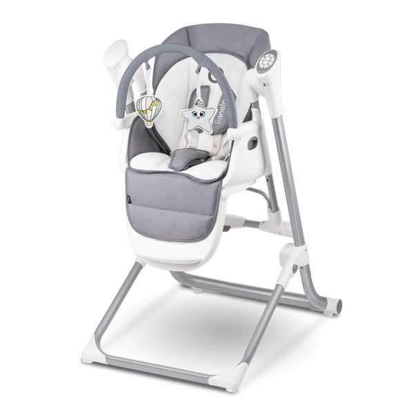 Chaise Haute Lionelo Niles - Grey