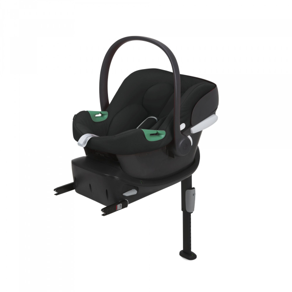 Coque Auto 0-13kg Cybex Aton B2 i-Size - Volcano Black + Base One Isofix