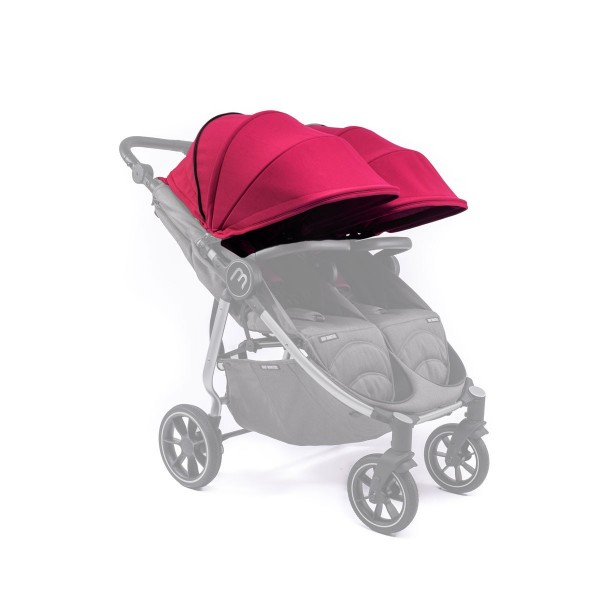Canopy Poussette Baby Monsters Easy Twin 4 - Bordeaux