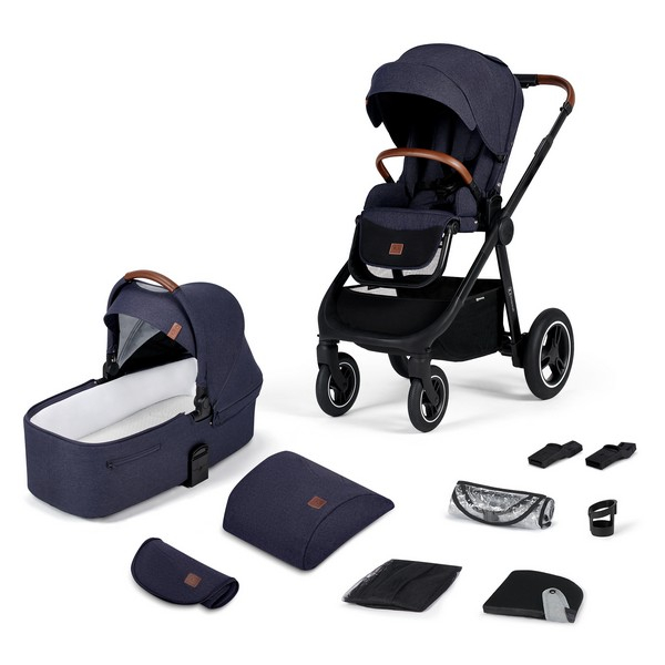 Poussette Kinderkraft Everyday + Nacelle - Denim