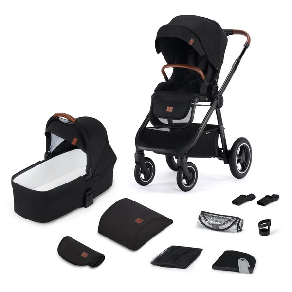 Poussette Kinderkraft Everyday + Nacelle - Black