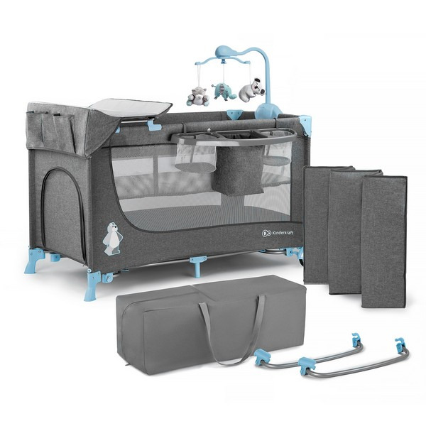 Lit Parapluie Kinderkraft Joy + Accessoires - Blue