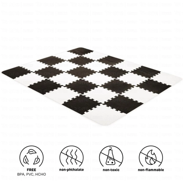 Tapis d'Éveil LUNO - Kinderkraft - noir