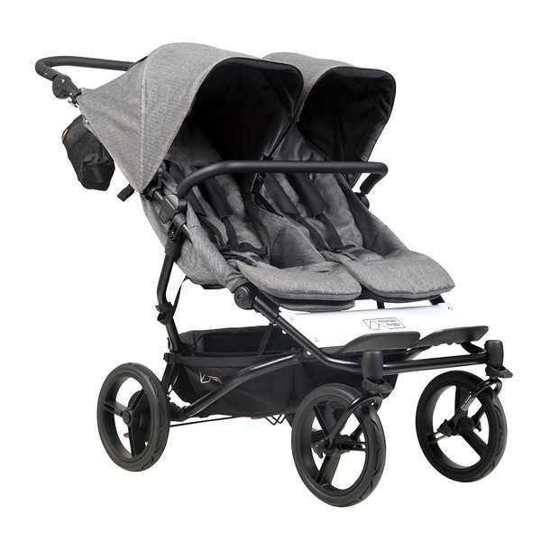 Poussette Double Mountain Buggy Duet V3.2 Luxury Edition - Herringbone