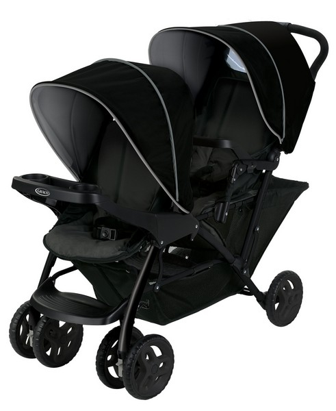 Poussette Double Graco Stadium Duo - Black/Grey