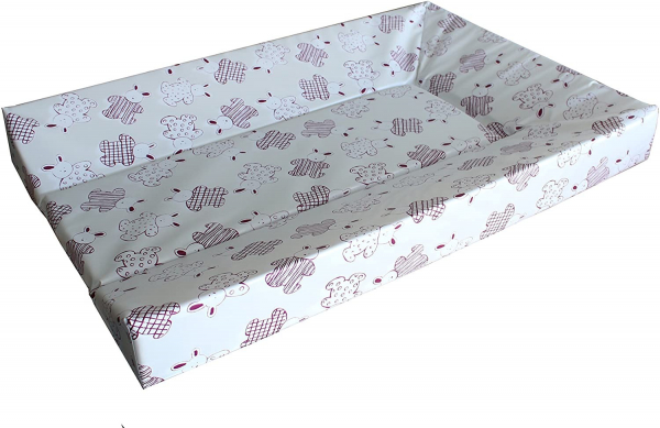 Matelas à langer 3 pentes en PVC. Dimension : 48 x 77 cm
