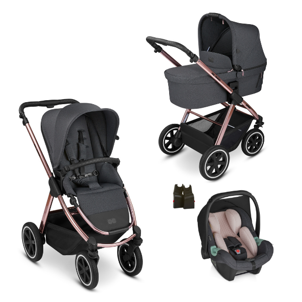 Poussette ABC Design Samba + Nacelle + Coque Auto Tulip Diamond Edition - Bubble (2022)