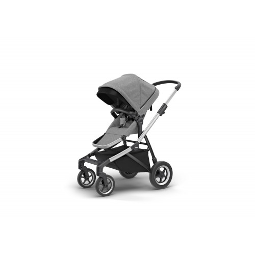 Poussette Thule Sleek - Châssis Silver/ Grey Melange