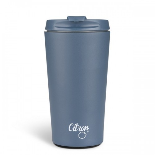 Mug Isotherme 370ml Citron - Dark Blue