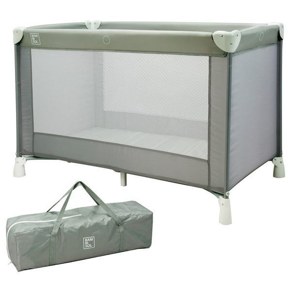 Lit Parapluie Bambisol - Gris