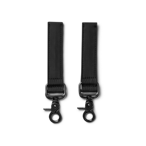 Crochets Elodie de poussette - Noir