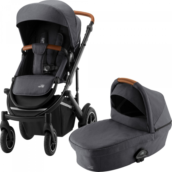 Poussette Britax Smile III + Nacelle - Midnight Grey