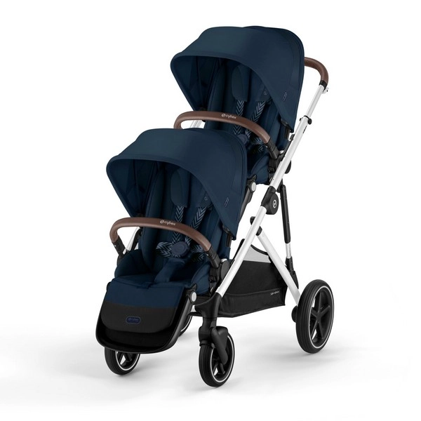 Poussette Double Cybex Gazelle S2 (Poussette + Seconde Assise) SLV - Ocean Blue