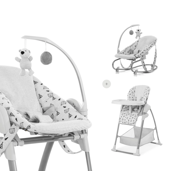 Hauck Sit N Relax 3-in-1 High Chair - Nordic Grey