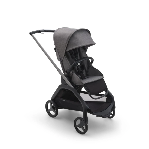 Poussette Bugaboo Dragonfly - Châssis Graphite/ Canopy Gris Chiné