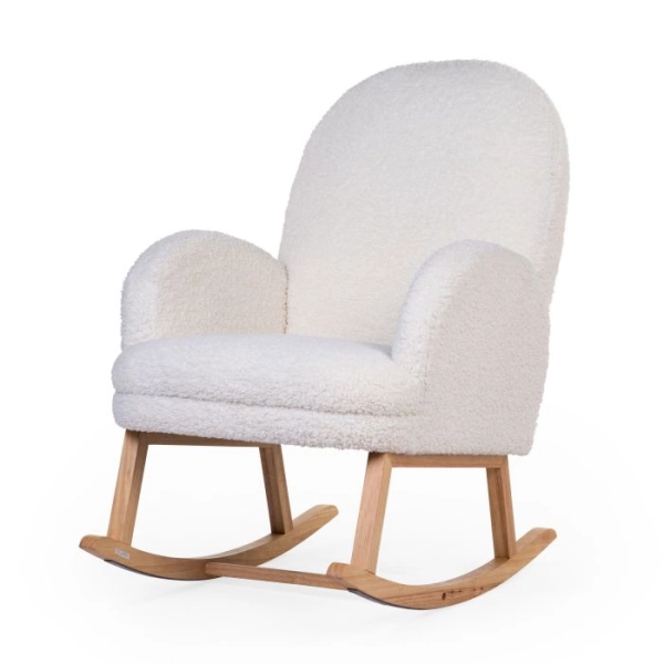 Fauteuil à Bascule Childhome - Teddy Beige