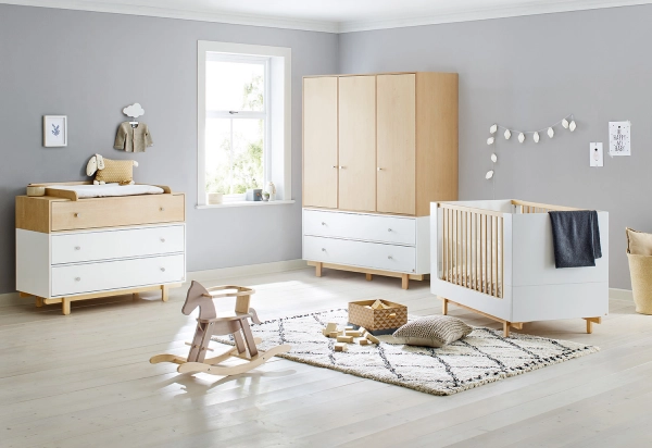 Chambre Bébé Pinolino Boks - Armoire 3 Portes
