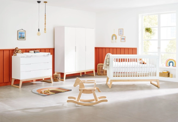 Chambre Bébé 3 Pièces Pinolino Bridge - Armoire 3 Portes