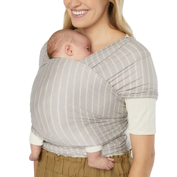 Écharpe de Portage Ergobaby Aura Lyocell - Grey Stripes