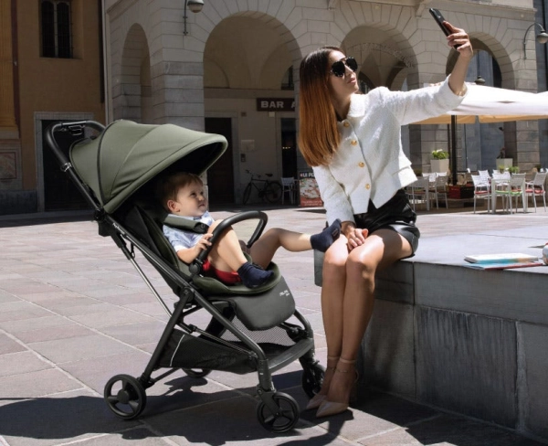 coque primo  viaggio SLK - Peg Perego - True Black