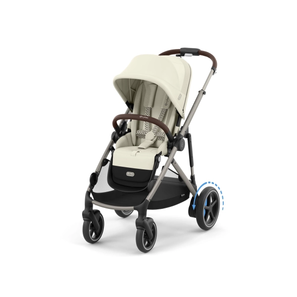 Poussette Cybex eGazelle S TPE - Seashell Beige