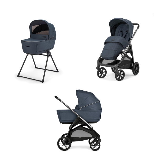 Poussette Inglesina (Système Duo Aptica) Litio Black - Resort Blue
