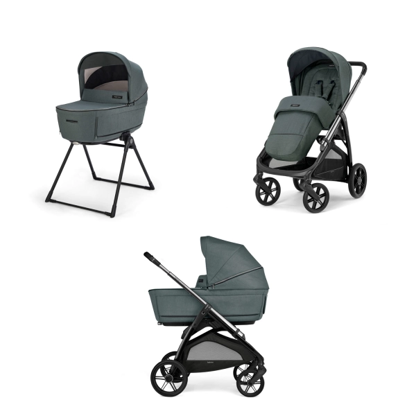 Poussette Inglesina (Système Duo Aptica) Litio Black - Emerald Green