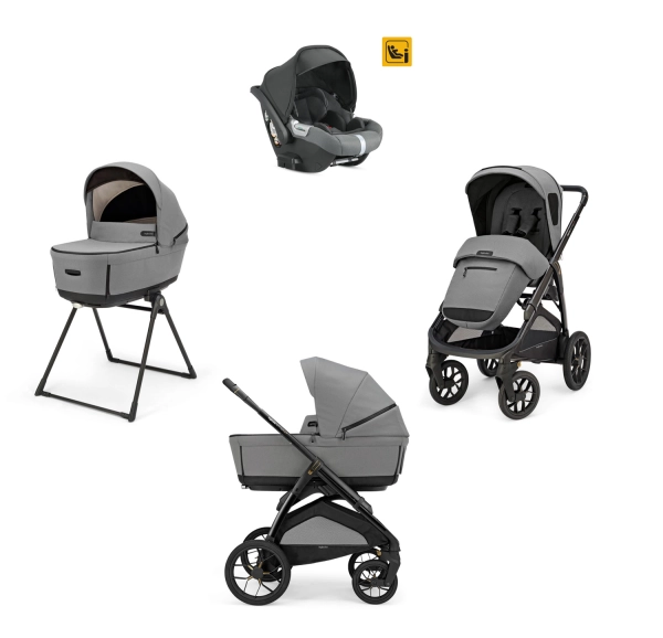 Poussette Inglesina (Système Quattro Aptica XT Darwin) Total Black - Canyon Grey