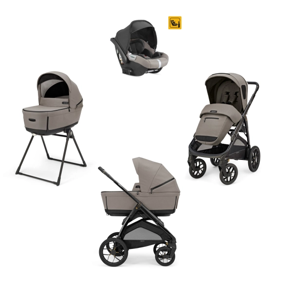 Poussette Inglesina (Système Quattro Aptica XT Darwin) Total Black - Tundra Beige
