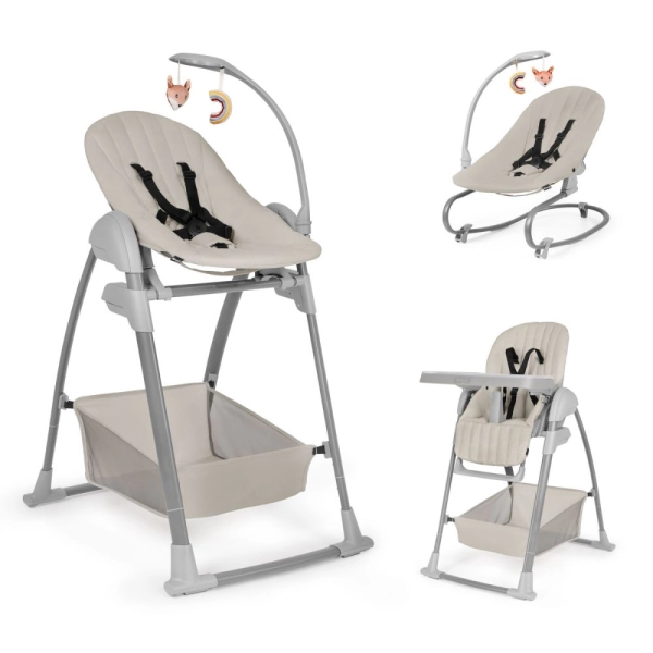 Chaise haute Sit N Relax 3in1 Beige - Beige