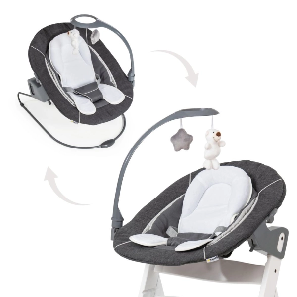 Transat Alpha Bouncer Deluxe Melange Grey - Grey