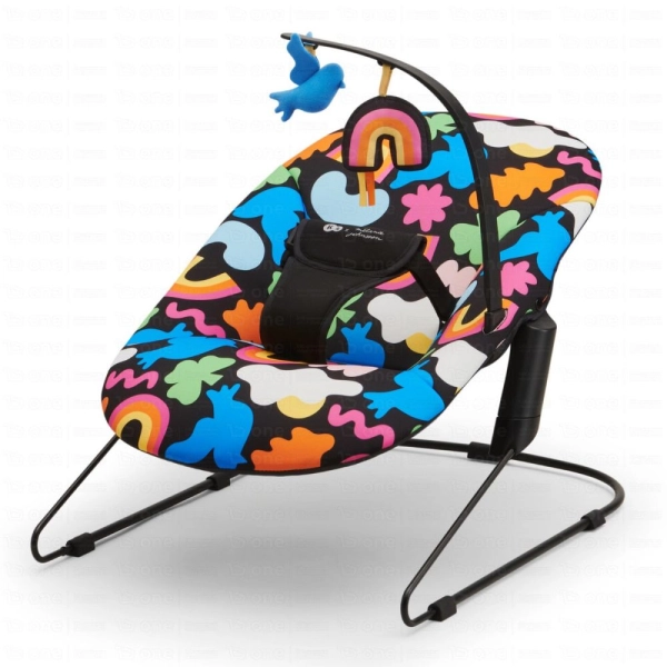 Balancelle Transat Bébé CALMEE x Happy shapes - Kinderkraft - multicolore