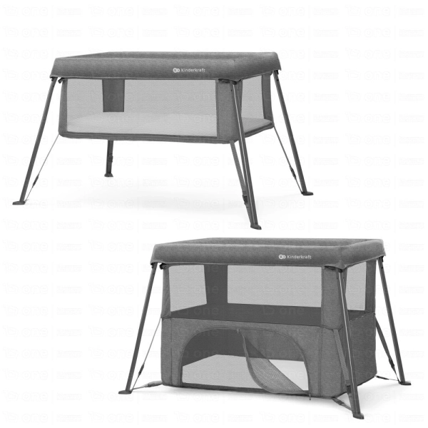 Lit bébé 3 en 1 CAMI - Kinderkraft - gris