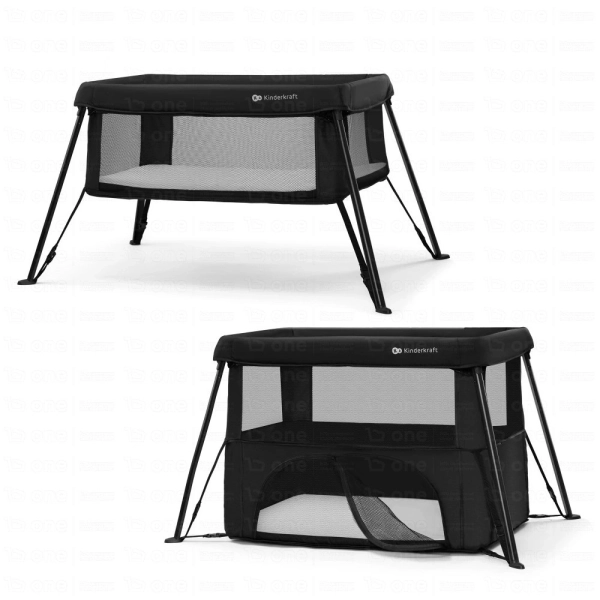 Lit bébé 3 en 1 CAMI - Kinderkraft - noir