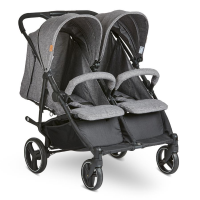 Poussette Double ABC Design Twin Circle + Habillage Pluie