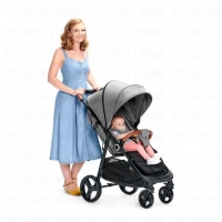 Poussette GRANDE PLUS - Kinderkraft - gris