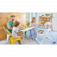 Chaise haute YUMMY - Kinderkraft - gris