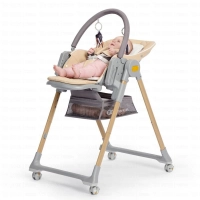 Chaise haute LASTREE - Kinderkraft - rose