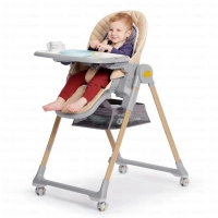 Chaise haute LASTREE - Kinderkraft - rose