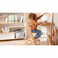 Chaise haute ENOCK - Kinderkraft - bois/gris